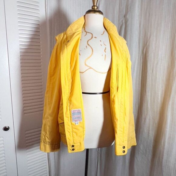 London Fog | Men’s | Jackets | Size 44R | Vintage Yellow Short Trench Jacket - Picture 6 of 6